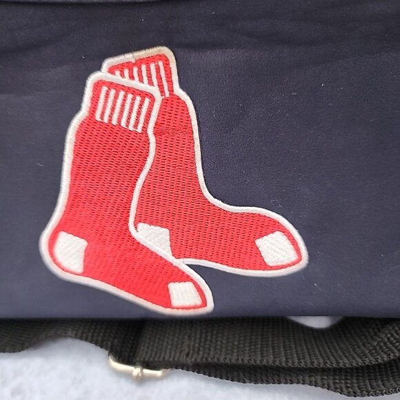 VTG Boston Red Sox Embroidery Patch MFB Genuine Merchandise Nylon Shoulder Bag - Picture 3 of 14